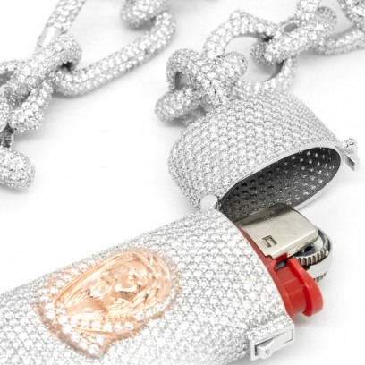 Iced Lighter Case - Silver...
