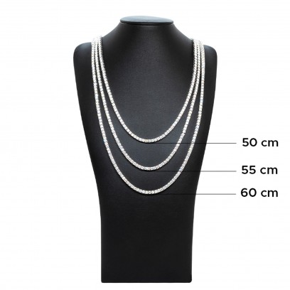 Tennis Chain 3MM - Silver...