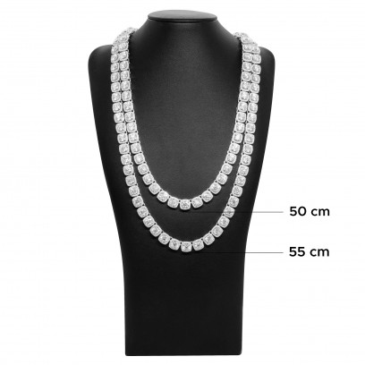 Square Necklace 9MM -...