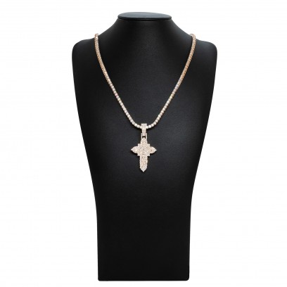 Pear Cross Pendant -...