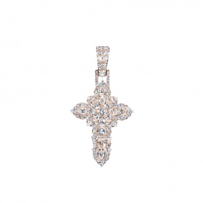 Pear Cross Pendant -...