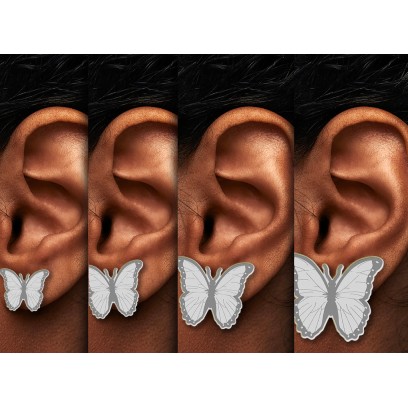 BUTTERFLY - ARGENT 925