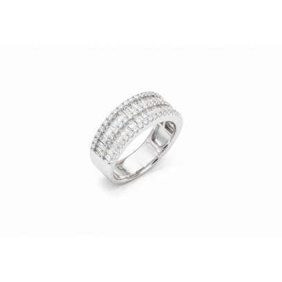 Double Band Ring - Silver...