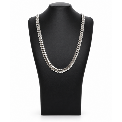 Cuban 10MM 55CM - Silver...