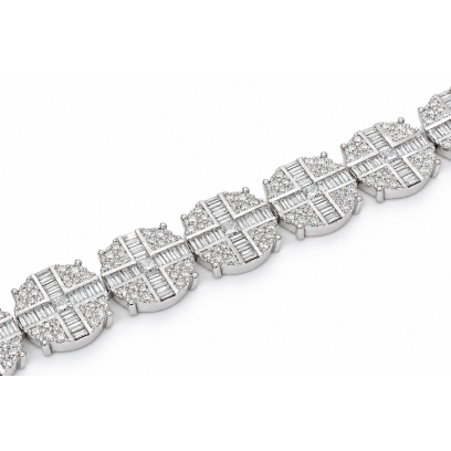 DIAMOND CROSS WHITEGOLD...