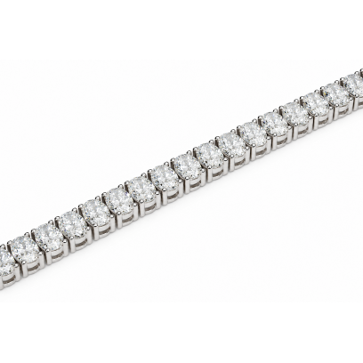 OVAL TENNIS WHITEGOLD...
