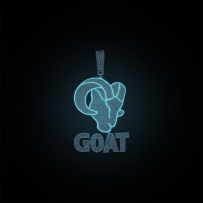 Goat - Silver 925 - Glow in...